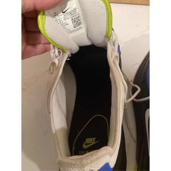 Nike Mens Air Max Axis Sz 10.5 Running Shoes Blue Black White - Picture 10 of 11